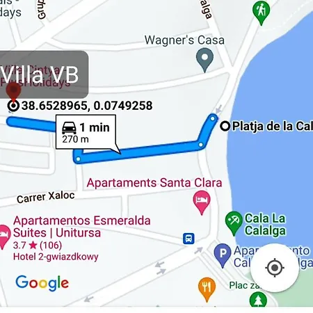 Vid-bil Villa Calp